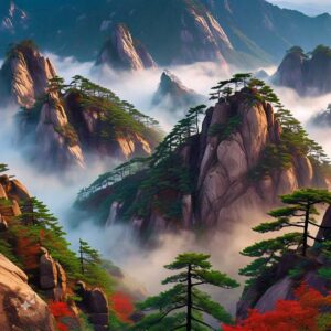 Yellow Mountain (Huangshan) in China: