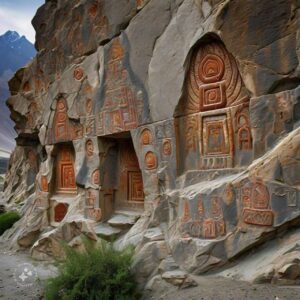 Buddhist Rock Carvings: